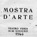 1946  Pisa   Mostra d'Arte