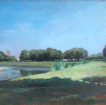 1925 - 30  Le Piagge dal Tondo (olio su tavoletta  cm 35x46)