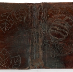 1920   Legatura per libro con insetto (cuoio sbalzato cm 13x17,5)