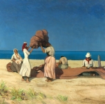 1922 Rammendatori di reti (olio su tela cm 117x171 - presentato al Premio Stefano Ussi, Firenze 1922)