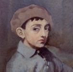 1925-30 Il figlio Antonio (olio su tavoletta cm 44x34)