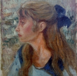 1925 - 30  La cognata Lina Muller  (olio su tela  cm 56x46,5)